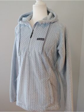Columbia Ruby Lake Fleece Half-Zip Pullover in Sky Blue Women's Small